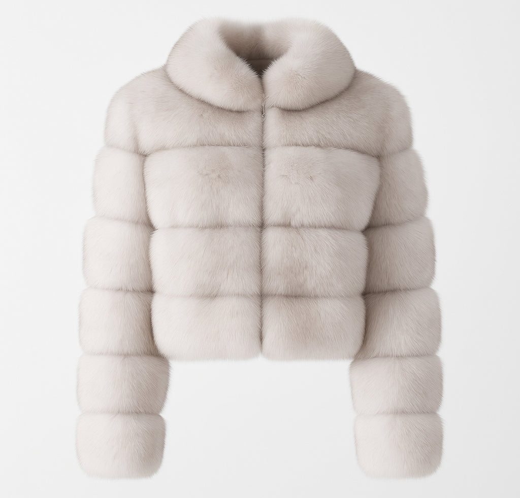 COURMAYEUR - Volpe Full Skin - SU MISURA - Realizzato a mano - Certificato SAGA Furs