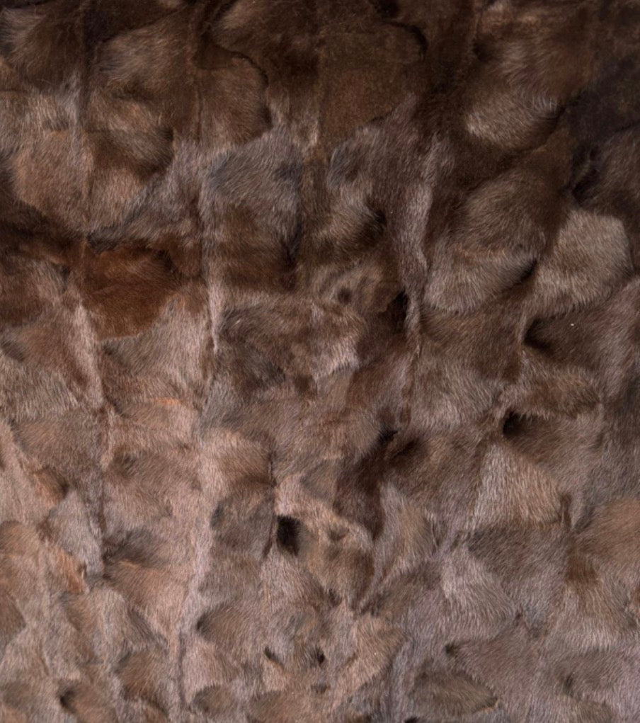 ZERMATT - Visone Full Skin - SU MISURA - Realizzato a mano - Certificato SAGA Furs