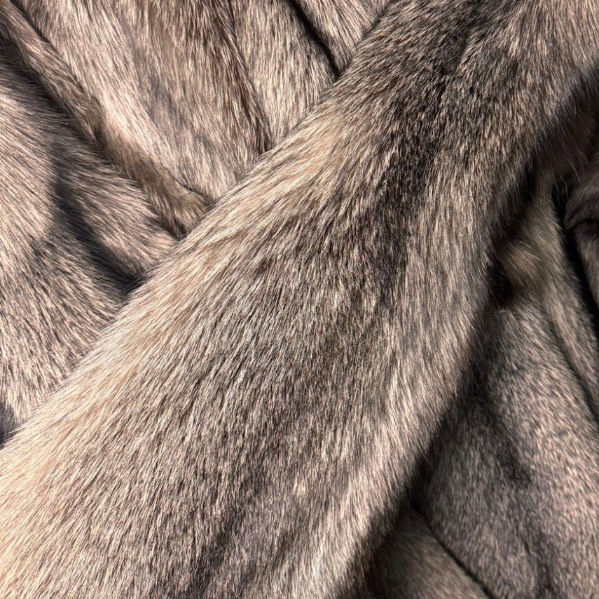 CORTINA - Volpe Full Skin - SU MISURA - Realizzato interamente a mano - certificato SAGA Furs