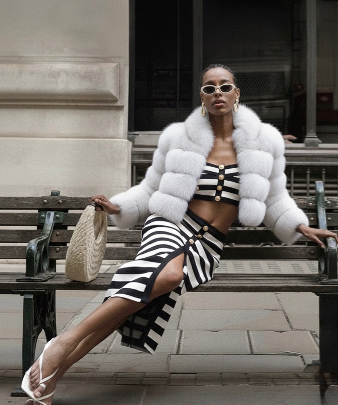 COURMAYEUR - Volpe Full Skin - SU MISURA - Realizzato a mano - Certificato SAGA Furs