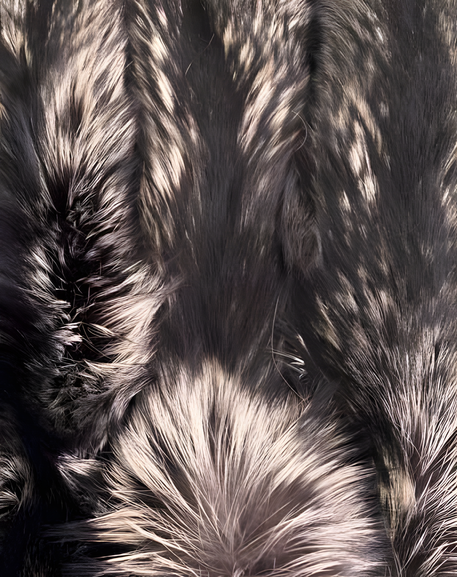 CORTINA - Volpe Full Skin - SU MISURA - Realizzato interamente a mano - certificato SAGA Furs